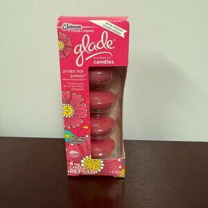 SC Johnson Glade Scented Oil Refills Limited Edition Polka Dot Petals NOS